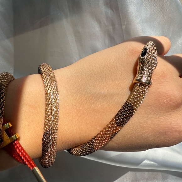 Snake Design Wrap Necklace serpent multi - Picture 4 of 9